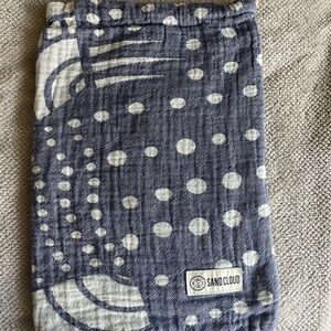 Sand Cloud Turkish Towel Mystery Pouch; bag for beach towel; sand resistant